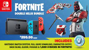 For the official fortnite discord, click here. Nintendo Of America On Twitter Don T Miss Your Chance To Get The Nintendoswitch Fortnite Double Helix Bundle For Only 299 99 Msrp It Comes Packed With 1 000 V Bucks A Unique Character Outfit
