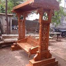 Hand Carved Swing Made From Ghana Teak Wood Follow Beautiful Woodworking Woodworking Designs Woodworking Woodworking Inspiration