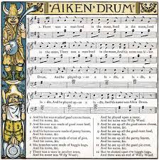 His hair was made of spaghetti and his name was. Nursery Rhyme Songs The Aiken Drum