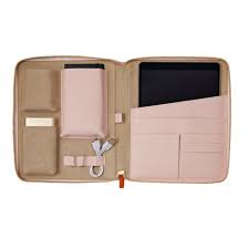 World Class Leather Tech Case Spring Pink Ipad Travel Case Travel Tech Organizer Mens Backpack Travel