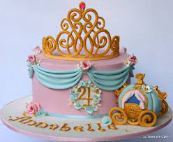 It might take a whole lot of fondant but this one might be fun to try! Pretty Princess Cinderella Cake Princess Birthday Cake Cake