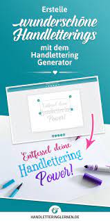 When autocomplete results are available use up and down arrows to review and enter to select. Handlettering Generator Sehr Effektiv Lettering Lernen Handlettering Lettering