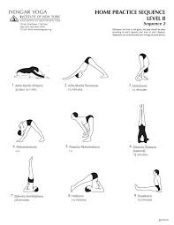 Home Practice Sequence Level Ii Sequence 2 Iyengar Yoga Yoga Sequences Iyengar