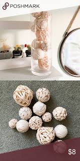 Decorative Home Decor Balls Vase Filler Earthy Earthy Home Decor Decor Home Decor