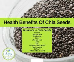 They're considered good fat, and instrumental in helping people reach and maintain optimum health. What Are The Health Benefits For Chia Seeds Enjoy Natural Health