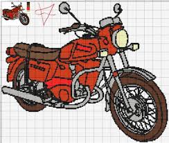 Counted cross stitch patterns motorcycle. 68 Motorcycles And Bikes In Crosstitch Ideas Cross Stitch Patterns Cross Stitch Stitch Patterns