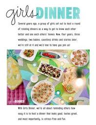 A girls night can include drinks and/or dinner. 34 Girls Dinner Ideas Dinner Tapas Party Pizza Party