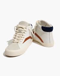 Crafted from fairtrade, sustainably sourced materials and boasting a cool, laid back design, they're. Sidewalk High Top Sneakers In Colorblock Leather