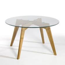 table ronde verre et ch amp 234 ne amp 216 130 cm kristal am pm prix avis amp notation livraison extendable dining table table extension dining table