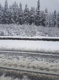 Winter tire regulations are also in effect, with. It S Not Even The End Of October Snowstorm Briefly Shuts Down B C S Coquihalla Highway The Star