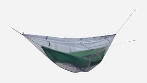 The hammock with mosquito net is reversible, comfortable and great for a large adult, still providing enough space for movement and comfortable sleep. Hammock Mosquito Net Exped Usa
