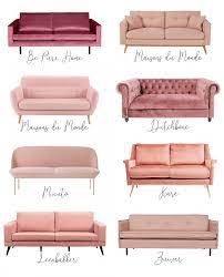 Trend Pink Sof Pink Sof Sofa Trend Landliches Wohnzimmer Rosa Sofa Wohungsdekoration