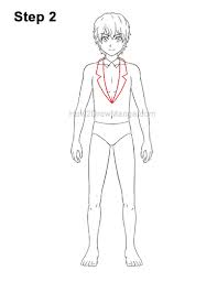 @mk.vartist_47this supposedly my part 2 on how to draw. How To Draw A Manga Boy In School Uniform Front View Step By Step Pictures How 2 Draw Manga