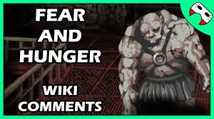 Fear and Hunger Wiki Comments Are Wild - YouTube