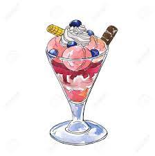 Olaf drawing card drawing drawing for kids drawing sketches sketching frozen drawings disney drawings cute drawings simple drawings. Glass Of Sweet Berry Parfait Or Ice Cream Hand Drawn And Ink Stock Photo Picture And Royalty Free Image Image 109107529
