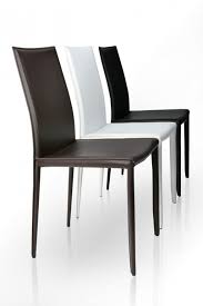 Top marken günstige preise große auswahl. Design Stuhl Weiss Echtleder Metall Dunord Design