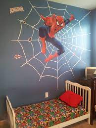 Almost every boy will be happy with a spiderman bedspread and curtains. Nice 30 Diy Spiderman Themed Bedroom Ideas For Your Little Superheroes Https Homegardenmagz Com 30 Diy Bedroom Themes Spiderman Bedroom Girl Bedroom Designs
