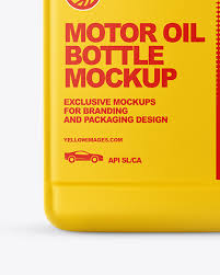 ✓ free for commercial use ✓ high quality images. Motor Oil Bottle Mockup In Jerrycan Mockups On Yellow Images Object Mockups