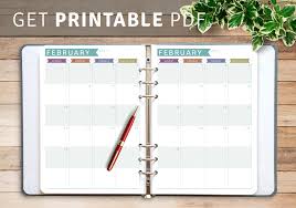 Portrait) on one page in easy to print pdf format. February 2021 Calendar Download Printable Templates Pdf
