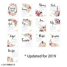 2021 Wall Calendar January To Cecember 11x14 Monthly Wall Etsy Wall Planner Wall Calendar Flower Gift