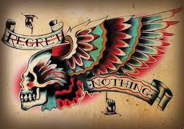 Temporary tattoos,10 sheet waterproof fake tattoos,flowers tattoo stickers for men and women,tattoo body stickers for arms,chest,legs and body art 4.6 out of 5 stars 9 $5.49 $ 5. Skull Tattoo Wing Wall Paper Mural Buy At Europosters