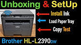 The operating systems supported by this brother printer are mentioned below in our os list. Brother Hl 2390 Dw Laser Printer Unboxing And Setup Review Youtube
