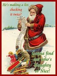 He S Making A List Checking It Twice Metal Sign How To Make Santas Workshop Metal Signs