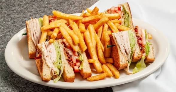 Turkey Club w/ Fries