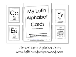 Latin Alphabet Coloring Book And Flashcards Printables