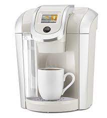 Keurig K475 Single Serve K Cup Pod Coffee Maker With 12oz Brew Size Strength Control And Temperature Control Sandy Pearl Sale Coffee Makers Shop Buymorecof Pod Coffee Makers Keurig Single Serve