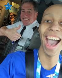 Wish Alum Logan loves the @bluejays and hopes to see them win it all! ⚾🧢  Logan was diagnosed with cancer when he was a kid and has since had an  implant in