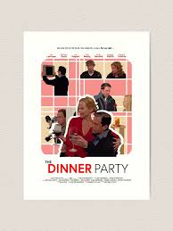 looking around if that idiot. The Office Dinner Party Poster Art Print By Safnawaz Redbubble