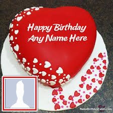 Name Edit Birthday Cake Images With Name Editor Romantic Photo Birthday Cake For Lover With Name Birthday Cake With Photo Happy Birthday Cake Photo Birthday Wishes Cake