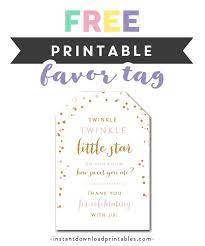 This gift tag design belongs to these categories: Free Printable Thank You Tags Twinkle Twinkle Little Star Favor Tags Baby Shower Birthday Instant Download Instant Download Printables Baby Shower Favor Tags Free Baby Shower Printables Twinkle Twinkle Baby Shower