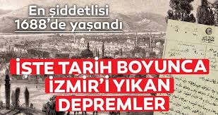Yaşanan depremlerin saatini ve şiddetini anlık olarak takip etmek mümkün. Tarih Boyunca Izmir I Yikan Depremler Son Dakika Haberler