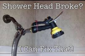 Broken Shower Head Plumbing Humor Repair Diy Fails