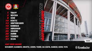 Update vom samstag, 06.03.2021, 14:38 uhr: Eintracht Frankfurt On Twitter Erste Aufstellung 2 0 2 1 Sge Sgeb04