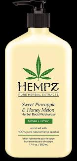 Hempz Herbal Body Moisturizer In Sweet Pineapple Honey Melon Is Very Moisturizing And Brings Memories Of S Sensitive Skin Lotion Skin Herbal Body Moisturizer