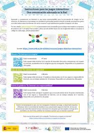 Actividades interactivas libres y gratuitas para aprender español. Juegos Didacticos Interactivos Internet Segura For Kids