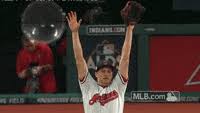 Dodgers starter trevor bauer strikes out alex dickerson and celebrates by putting away an imaginary sword. Trevorbauer Gifs Get The Best Gif On Giphy