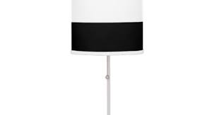 Black White Stripes Table Lamp Zazzle Com Black Lamps Lamp Striped Table
