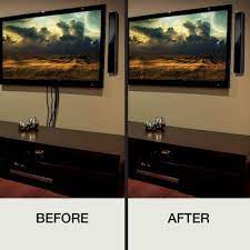 Just before christmas we rearranged our. 34 Hiding Tv Wires Ideas Hidden Tv Wall Mounted Tv Tv Cords