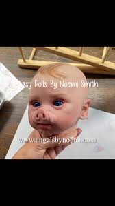 It’s a Piggy Adelaide. Sold out kit, Coming to the Kansas Show this next  weekend ;) , Ps: if you don’t like Fantasy Dolls… please keep scrolling,  thanks , #rebornbaby #siliconebabydoll ...