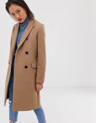 1 396 articles en promotion à partir de 28 €. Selected Femme Manteau Croise En Laine Marron Asos