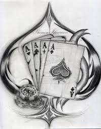 Poker Tattoo Ideas Aces By Shimon Ifraimov Cards Dice Pinterest Tatuagens De Cartas Desenhos Para Tatuagem Desenhos Para Tatuar