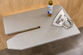 How To Build A Wall Mounted Laundry Folding Table Small Closet Hacks Ironing Board Wall Mounted Folding Table