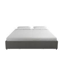 Kids platform beds are available in popular finishes like white and espresso. Realrooms Alden Platform Bed With Storage Drawers King Size Frame Gray Linen Target