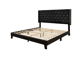 Check spelling or type a new query. Vintasso Black Upholstered King Bed Cincinnati Overstock Warehouse