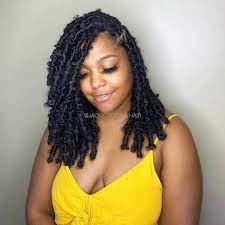 Butterfly Locs Distressed Bob Locs Faux Locs Hairstyles Feed In Braids Hairstyles Cute Box Braids Hairstyles