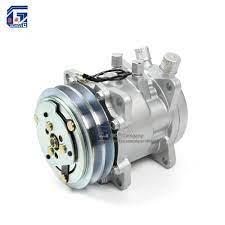 A C Ac Air Conditioning Compressor Sd505 5h09 12v 24v 2a V Belt Pulley Tractor Excavator Heavy Duty Air Conditioning Installation Heavy Duty Truck Compressor